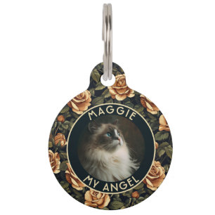 Cute Personalized Pet Gift Rose Tag