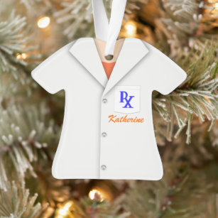 Cute Personalized Pharmacist Ornament