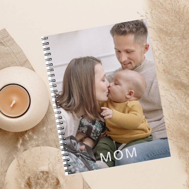 cute personalized photo mom notebook (Creator Uploaded)