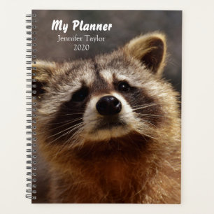 Cute Personalized Racoon Planner