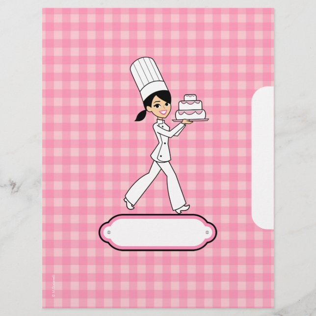 Cute Personalized Recipe Pages (Front)