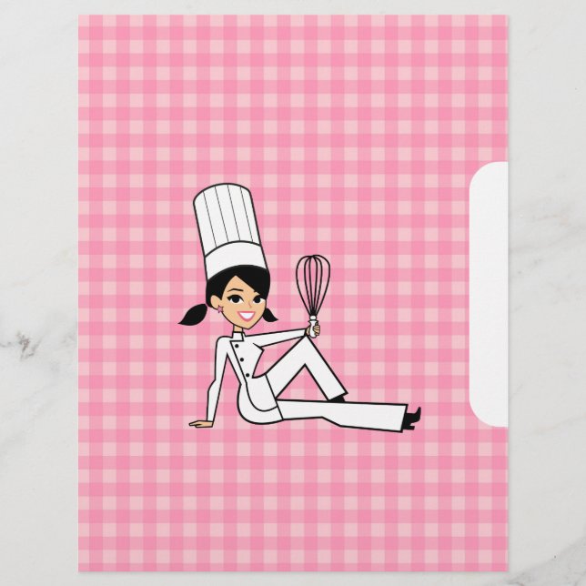 Cute Personalized Recipe Pages (Front)