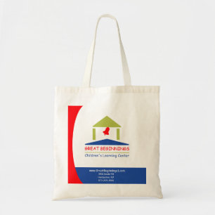 Cute Personalized School with School Bell Tote Bag