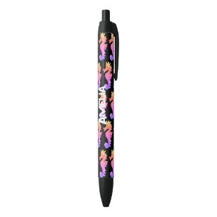 Cute Personalized Seahorse Black Ink Pen