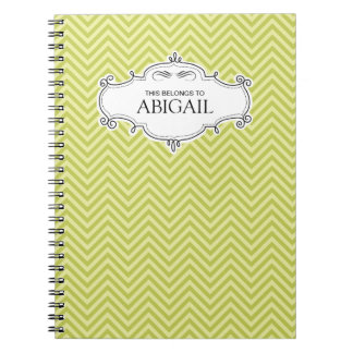 Cute Personalized Spiral Bound Notebooks