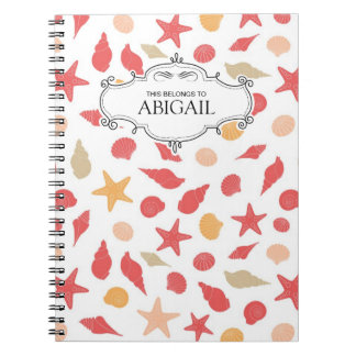 Cute Personalized Spiral Bound Notebooks