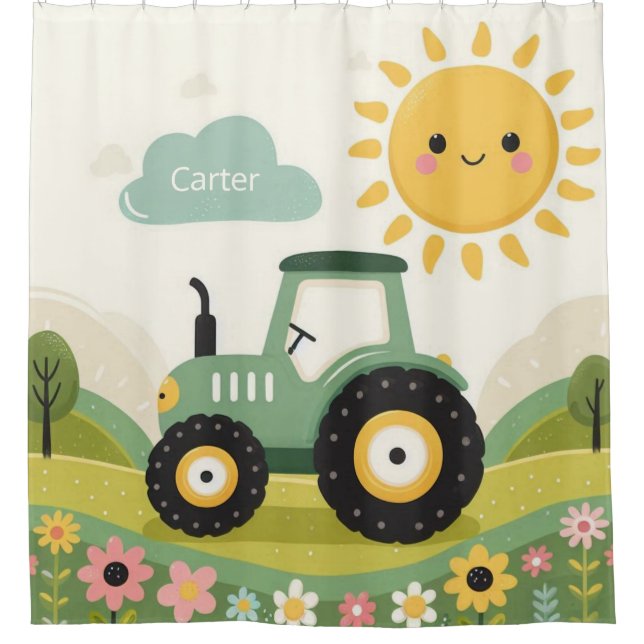 Cute, personalized tractor/farm (Front)
