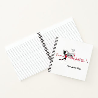 Cute Personalized Volleyball  Notebook