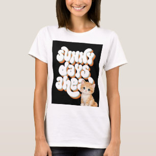 Cute pet cat lovers design t-shirt