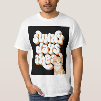 Cute pet cat lovers design t-shirt