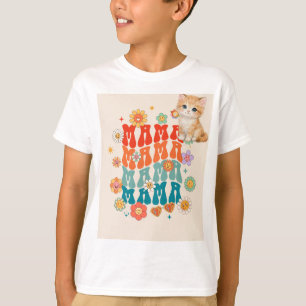 Cute pet cat lovers design t-shirt