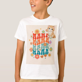 Cute pet cat lovers design t-shirt