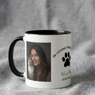 Cute Pet Cat Quote 2 Photo Collage Coffee Mug