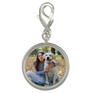 Cute Pet Dog Lover Personalized Photo Charm