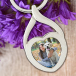 Cute Pet Dog Lover Photo Keychain<br><div class="desc">Now you can have your best friend with you wherever you go with this custom dog pet photo keychain. Customize with your favourite photo! A must have for every dog mom, dog lover and all pet lovers! COPYRIGHT © 2020 Judy Burrows, Black Dog Art - All Rights Reserved. Cute Pet...</div>