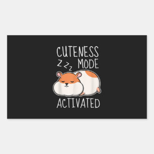 Cute Pet Hamster Sleeping Sticker