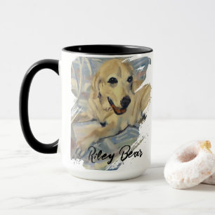 Cute Pet Portrait Customizable Name - Photo  Mug