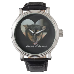 Cute Pet Watch Custom Photo & Name Wrist Watch