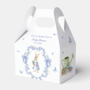 Cute Peter Rabbit Boy Baby Shower Favor Box