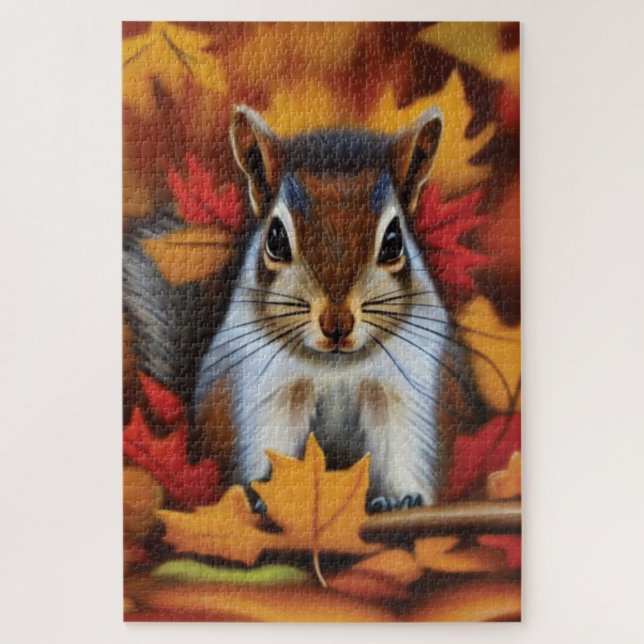 Cute Petit Écureuil Puzzle (Vertical)