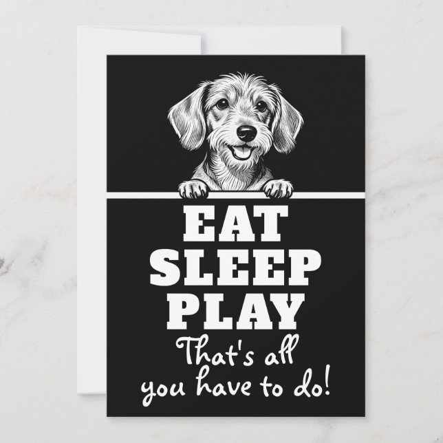 Cute Pets Minimalistic Design - Dog 13 (Front)