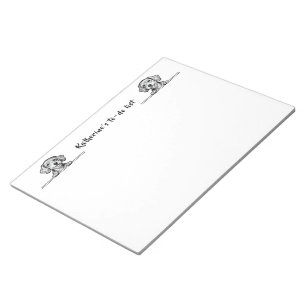 Cute Pets Minimalistic Design - Dog 1 Notepad
