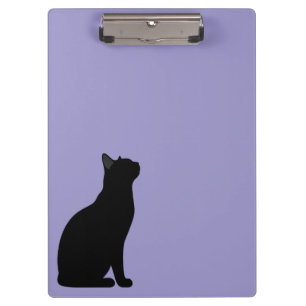 Cute Pets Silhouettes Design - Cats 1 + text Clipboard