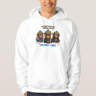 Cute Pharaoh Highland Cows Ancient Vibes - Funny  Hoodie