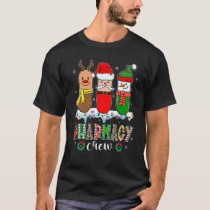 Cute Pharmacy Crew Merry Christmas Santa Xmas Part T-Shirt
