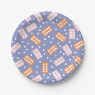 Cute Pharmacy Tech Paper Plates