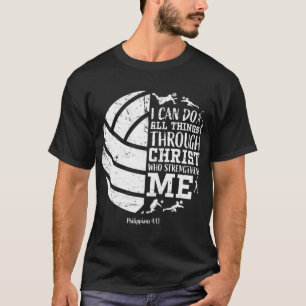 Cute Philippians 413 Volleyball Gifts Teen Girls W T-Shirt