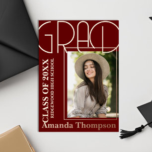 Cute Photo Class of 2024 Graduation Announcement 