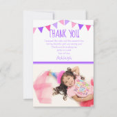 Cute Photo kids Flat Thank You Card (Front)