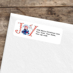 Cute Photo Return Address Christmas