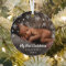 Cute Photo Snowflakes Baby First Christmas