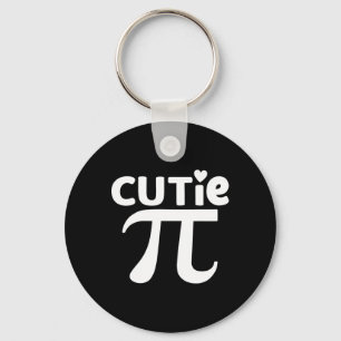 Cute Pi Day Math Day Teacher Women Girls Cutie Pi Keychain
