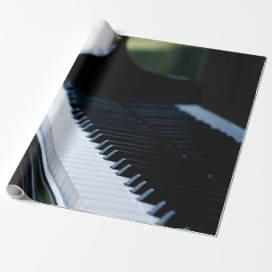 Cute Piano Artwork Wrapping Paper