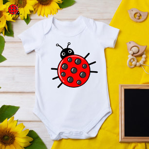 🐞🐞Cute pickleball ladybird Baby Bodysuit
