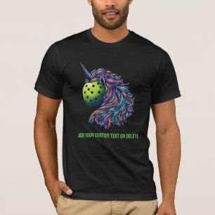 Cute Pickleball Unicorn Unicorn Pickleballer T-Shirt