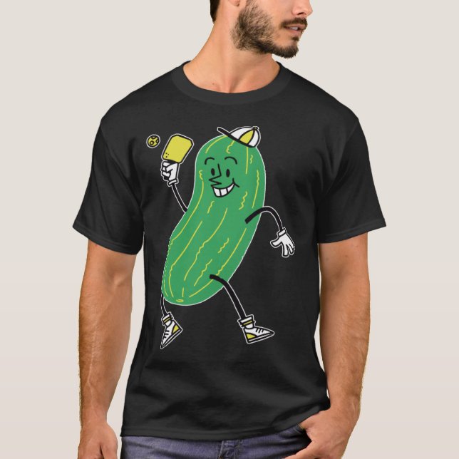Cute Pickles Hat T-Shirt (Front)