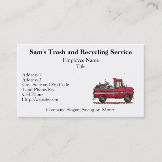 Cute Pickup Cycle Business Card