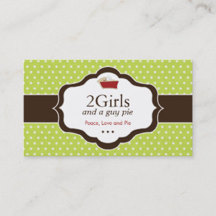 Cute Pie Slice Business Card