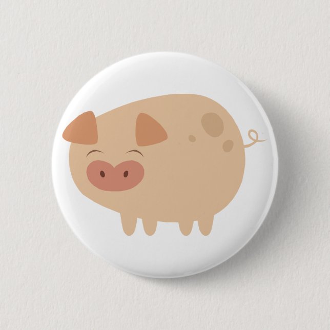 Cute Pig Button (Front)
