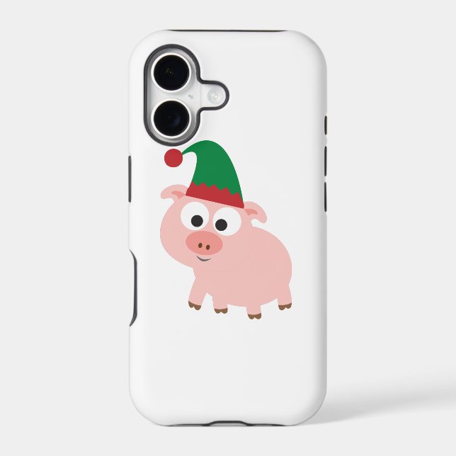 Cute Pig Christmas Elf (Back)