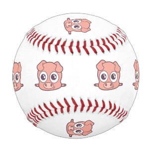 Cute pig clipart baseball