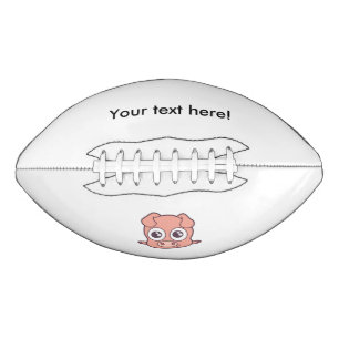 Cute pig clipart football