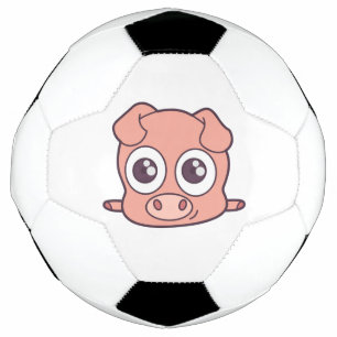 Cute pig clipart soccer ball