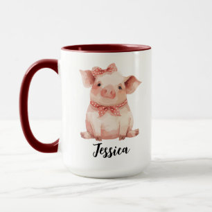 Cute Pig Day Mug – Adorable Pig Lover