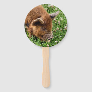 CUTE PIG   HAND FAN
