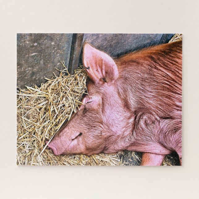 CUTE PIG JIGSAW PUZZLE (Horizontal)